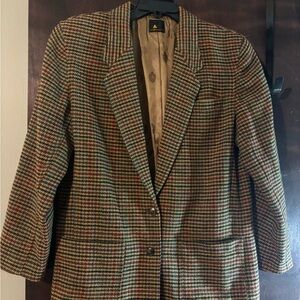 Vintage Lizsport Houndstooth Blazer